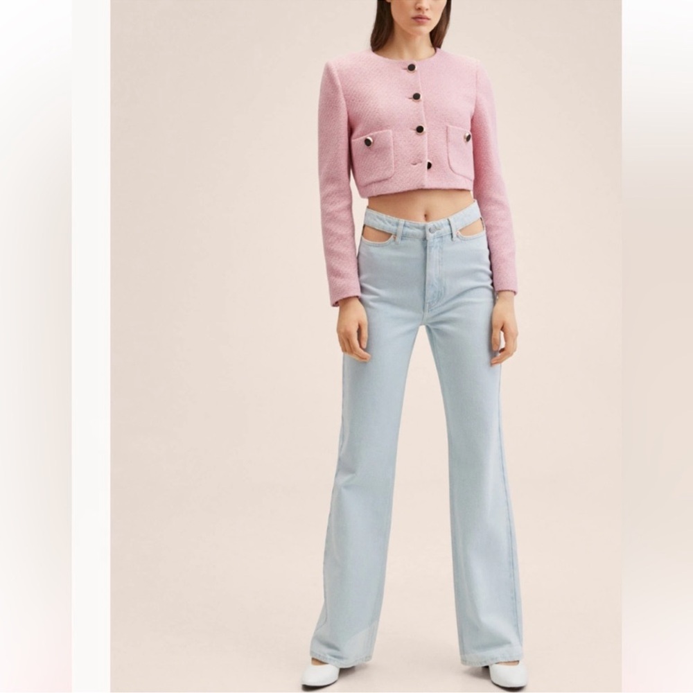 NWT✨- MANGO Denim Light Blue Jeans - Picture 4 of 7